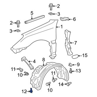 Lexus OE - Fender Liner Bolt
