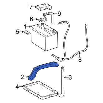 Lexus OE - Battery Hold Down