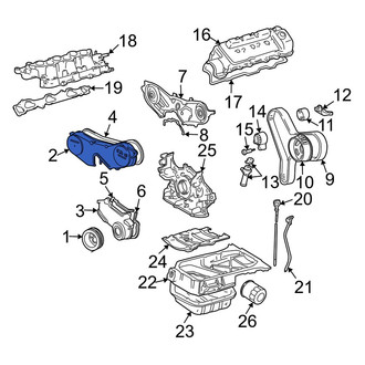 Lexus OE - Lower Engine Timing Cover