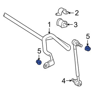 Lexus OE - Rear Suspension Stabilizer Bar Link Nut