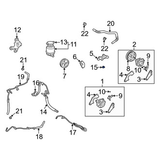 Lexus OE - Power Steering Hose O-Ring