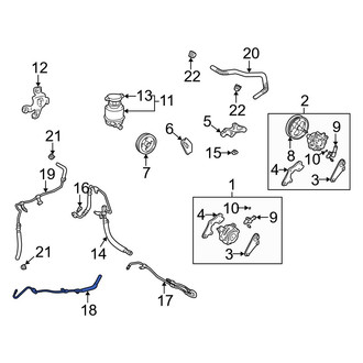 Lexus OE - Power Steering Return Hose