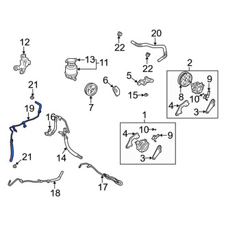 Lexus OE - Power Steering Return Hose