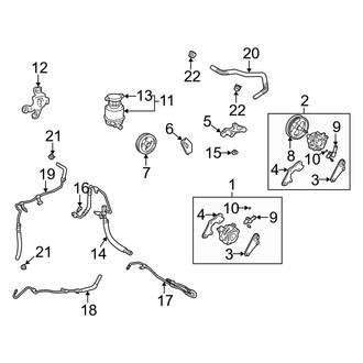 Lexus OE - Steering Gear & Linkage - Pump & Hoses