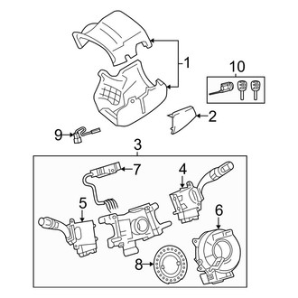 Lexus OE - Steering Column - Shroud, Switches & Levers