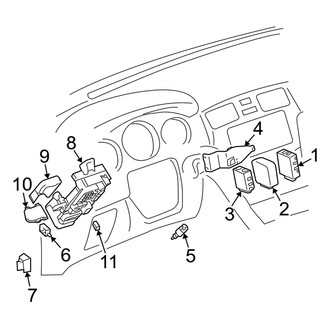 Lexus OE - Instrument Panel - Cluster Panel