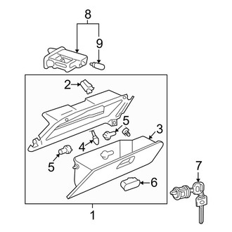 Lexus OE - Instrument Panel - Glove Box