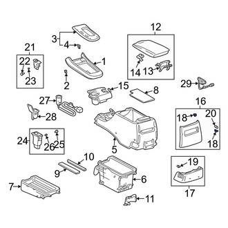 Lexus OE - Instrument Panel Cover Clip