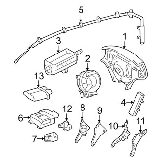 Lexus OE - Restraint Systems - Air Bag Components