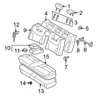 Lexus OE - Seat Back Lock