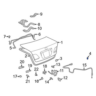 Lexus OE - Rear Deck Lid Stop Buffer