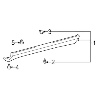 Lexus OE - Pillars, Rocker & Floor - Exterior Trim