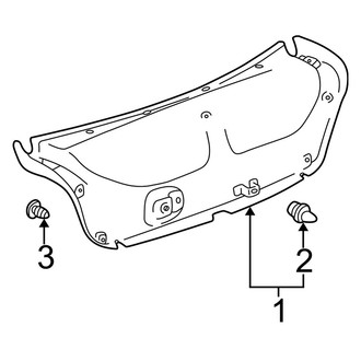 Lexus OE - Trunk Lid - Interior Trim