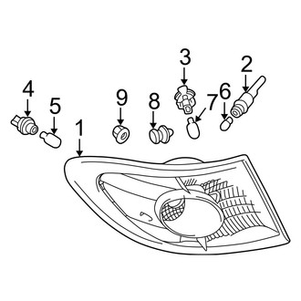 Lexus OE - Rear Lamps - Combination Lamps