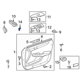 Lexus OE - Front Door Jamb Switch