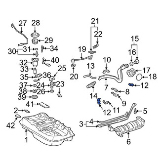 Lexus OE - Fuel Filler Hose Clamp