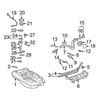 Lexus OE - Fuel System Components