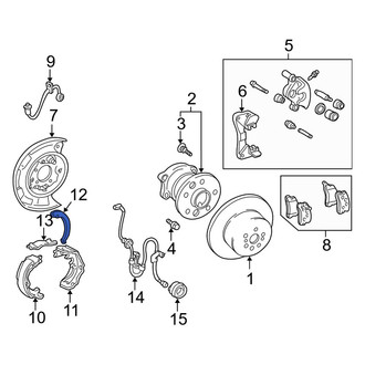 Lexus OE - Rear Right Parking Brake Lever