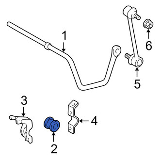 Lexus OE - Rear Suspension Stabilizer Bar Bushing