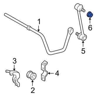 Lexus OE - Rear Suspension Stabilizer Bar Link Nut