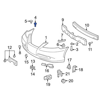 Lexus OE - Front Bumper Cover Nut