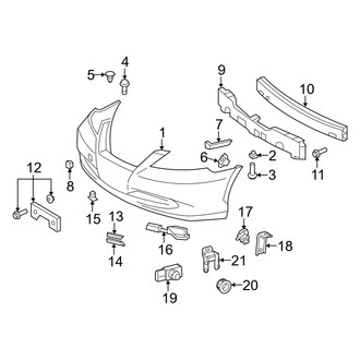 Lexus OE - Front Bumper - Bumper & Components