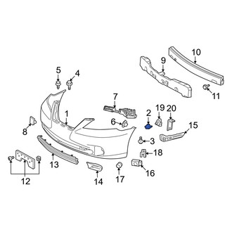 Lexus OE - Bumper Cover Retainer