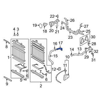 Lexus OE - Lower Engine Coolant Thermostat Housing