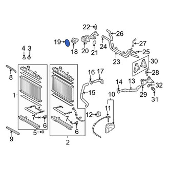 Lexus OE - Engine Coolant Thermostat Housing Gasket