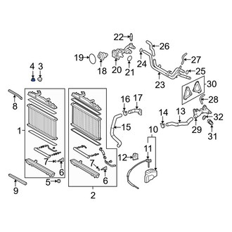 Lexus OE - Upper Radiator Insulator