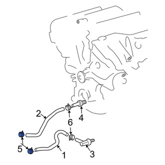 Lexus OE - Automatic Transmission Oil Cooler Clamp