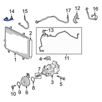 Lexus OE - A/C Refrigerant Discharge Hose