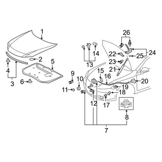 Lexus OE - Hood & Components