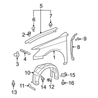 Lexus OE - Fender & Components