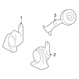 Lexus OE - Electrical - Horn