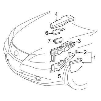 Lexus OE - Electrical Components (Under Hood)