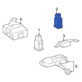 Lexus OE - Tire Pressure Monitoring System (TPMS) Reset Switch