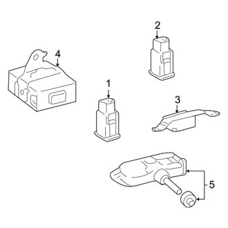 Lexus OE - Electrical - Tire Pressure Monitor Components