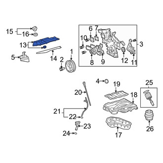 Lexus OE - Left Engine Valve Cover