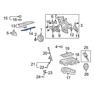 Lexus OE - Right Engine Valve Cover Gasket