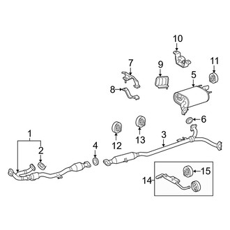 Lexus OE - Exhaust System - Exhaust Components