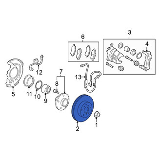 Lexus OE - Front Disc Brake Rotor
