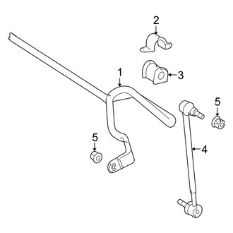 Lexus OE - Front Suspension - Stabilizer Bar & Components