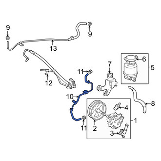 Lexus OE - Power Steering Return Hose