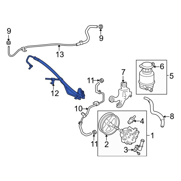 Power Steering Pressure Hose