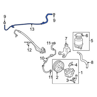 Lexus OE - Power Steering Return Hose