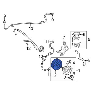 Lexus OE - Power Steering Pump Pulley