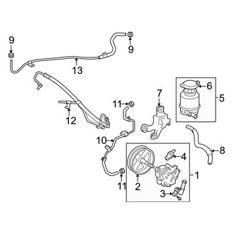 Lexus OE - Steering Gear & Linkage - Pump & Hoses