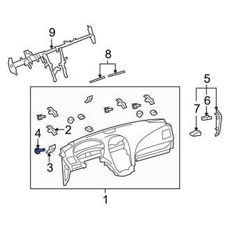 Lexus OE - Grille Molding Screw
