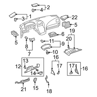 Lexus OE - Instrument Panel Components